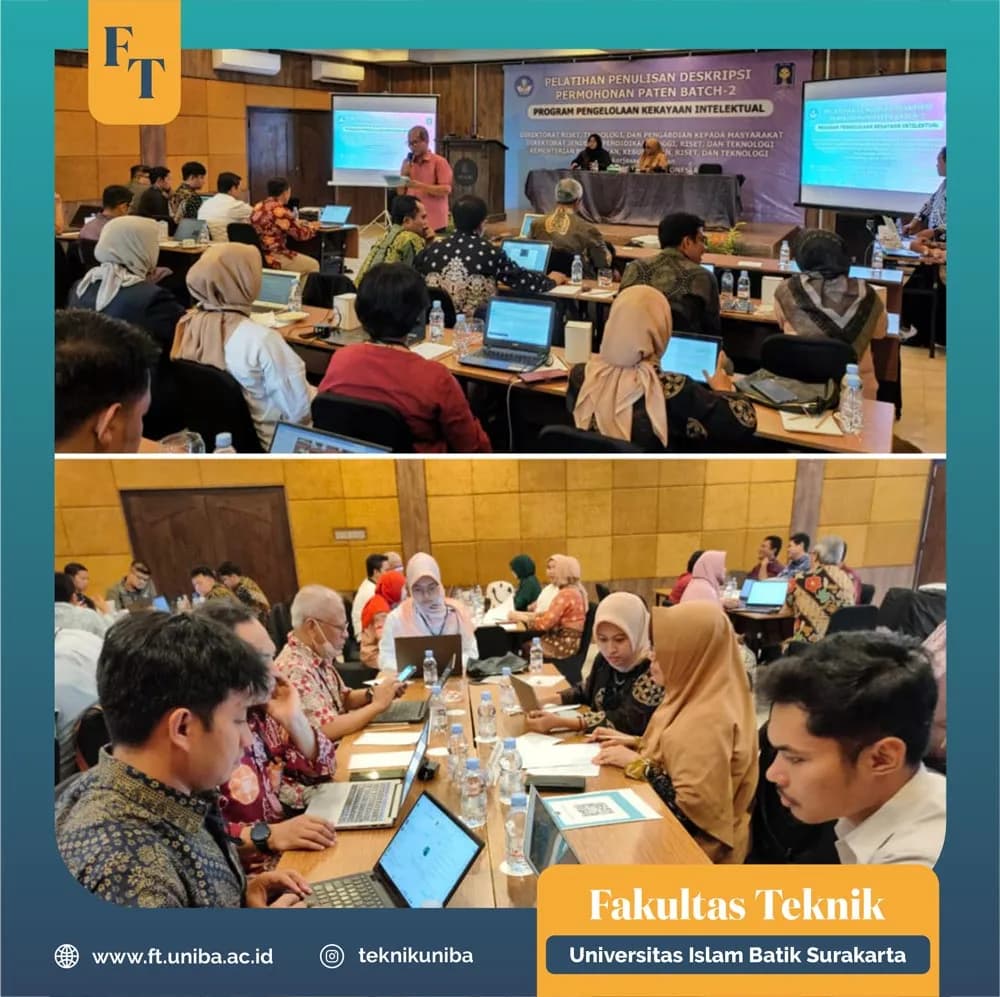 Pelaksanaan Pelatihan Penulisan Deskripsi Paten Batch 2