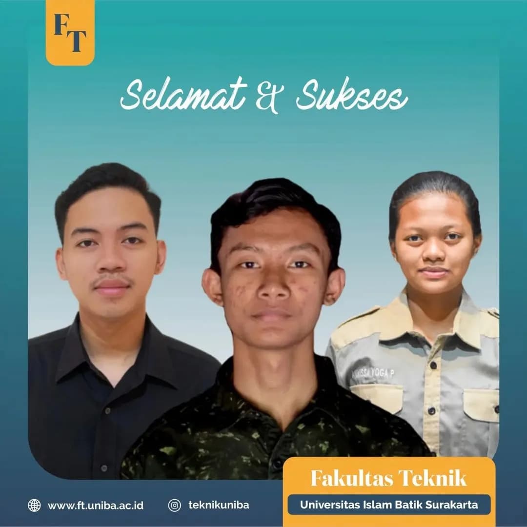 Mahasiswa Fakultas Teknik UNIBA Surakarta Meraih Prestasi di National Concrete Competition UNNES 2023