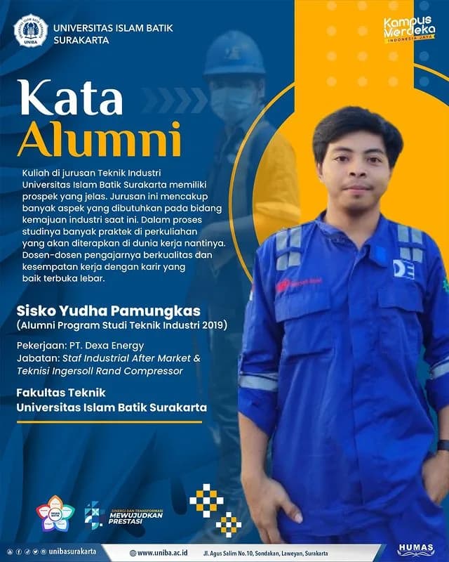 Apa kata alumni Teknik Industri UNIBA ??