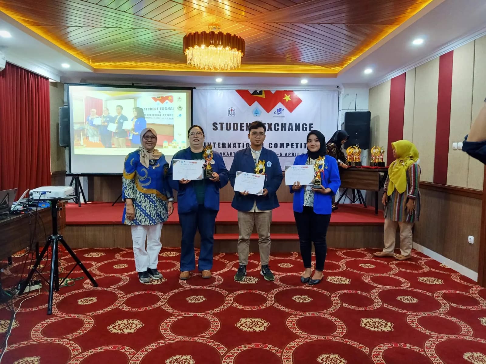 Muhammad Fawwaz Dafa Hibatullah – 2nd winner in International Batik Painting Contest