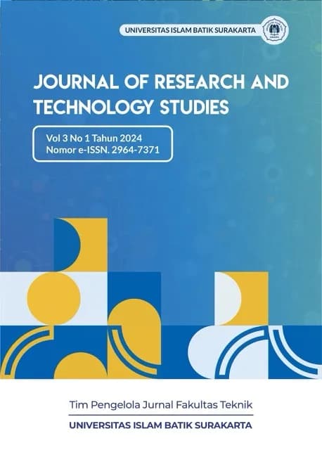 CALL FOR PAPER | Journal of Research and Technology Studies (JRTS) Vol 3 No.1 Tahun 2024