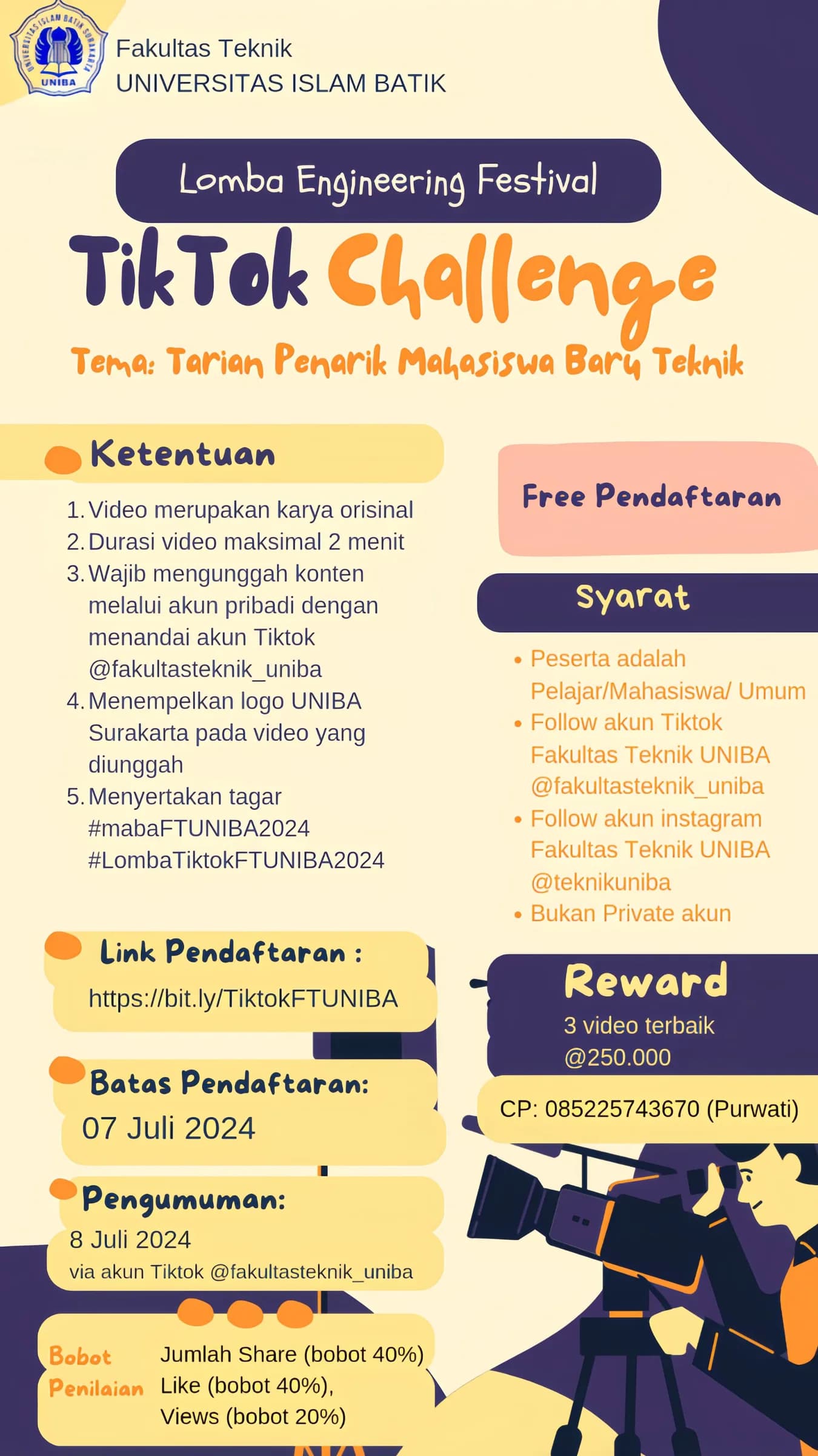 TikTok Challenge β Engineering Festival 2024