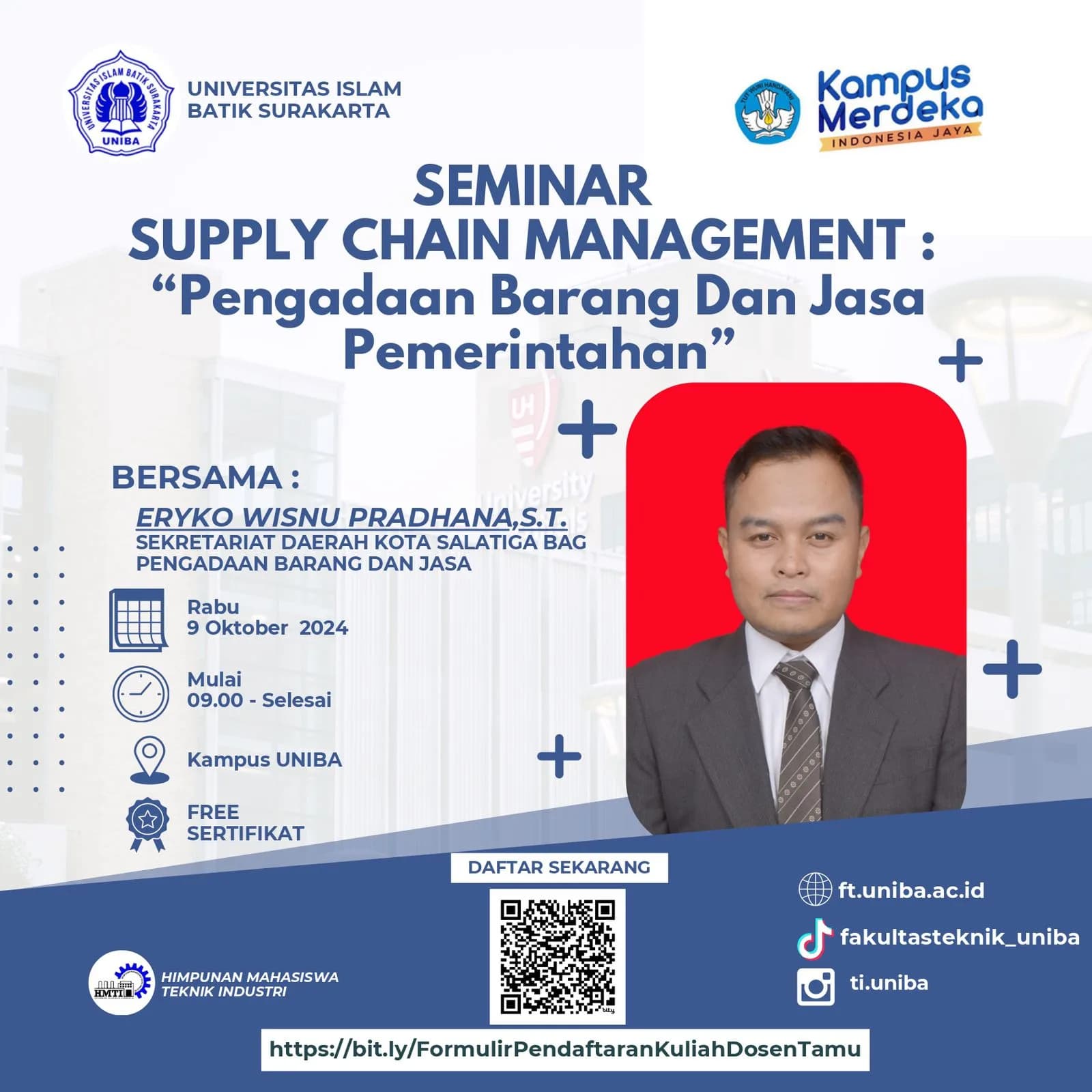 Seminar Supply Chain Management (Pengadaan Barang Dan Jasa Pemerintahan