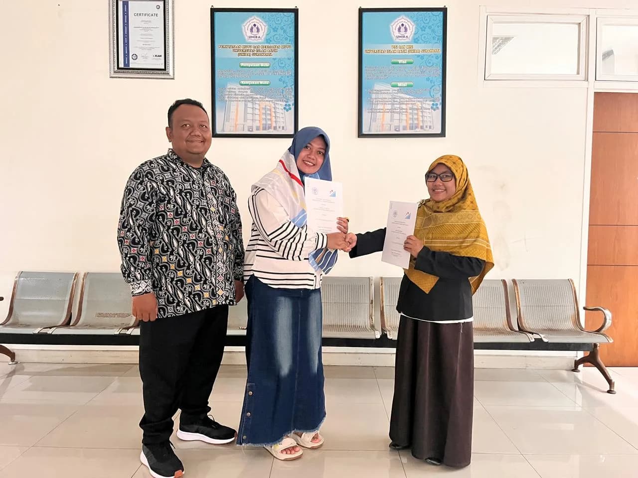 Penandatanganan Kerjasama antara Fakultas Teknik Uniba Surakarta dengan PT. Venturindo Engineering. Untuk peningkatan kegiatan Tri Dharma Perguruan Tinggi