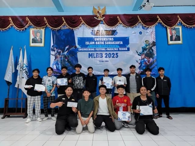 Lomba Mobile Legends Meriahkan Engineering Festival Universitas Islam Batik Surakarta