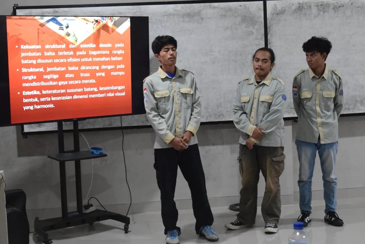 TIM “CIVILIAN” MAHASISWA TEKNIK SIPIL UNIBA MENJADI FINALIST DALAM “BALSA BRIDGE NATIONAL COMPETITION CIVIL CREATHINK 5.0”