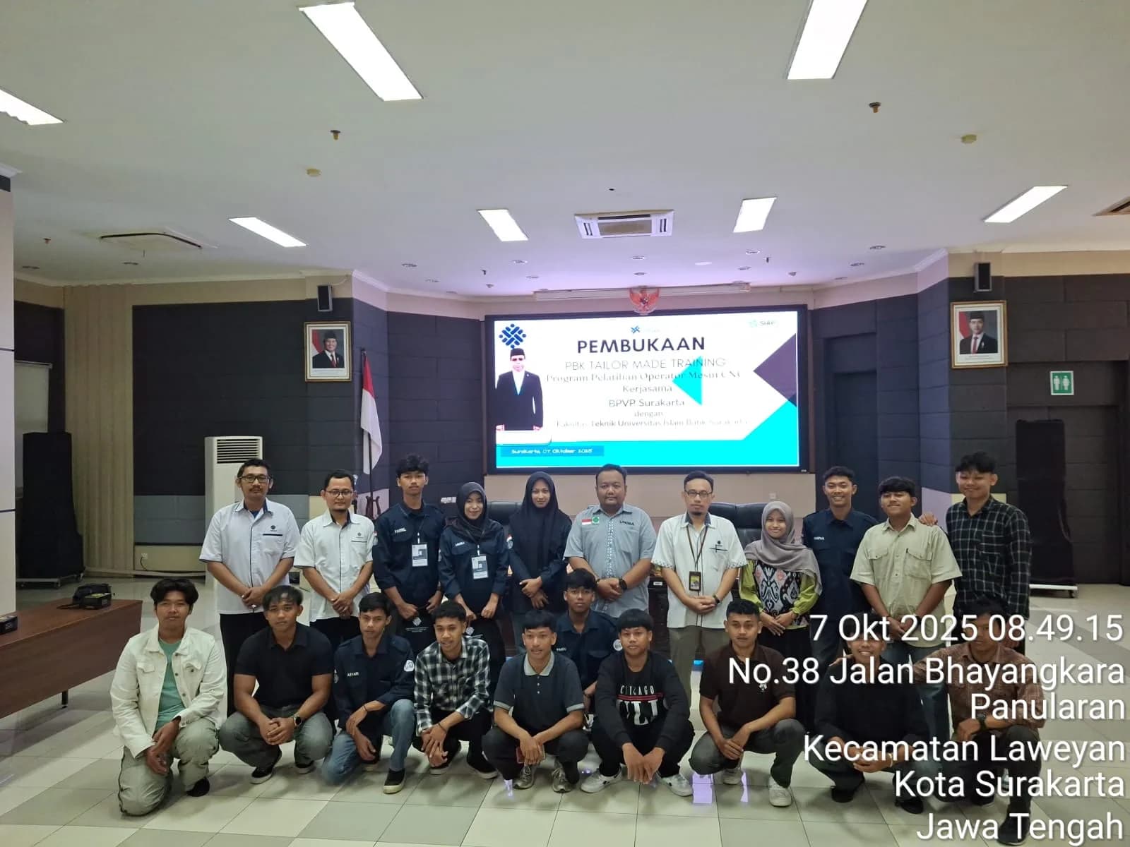 UNIBA Surakarta Cetak SDM Industri Unggul Lewat Pelatihan Operator CNC